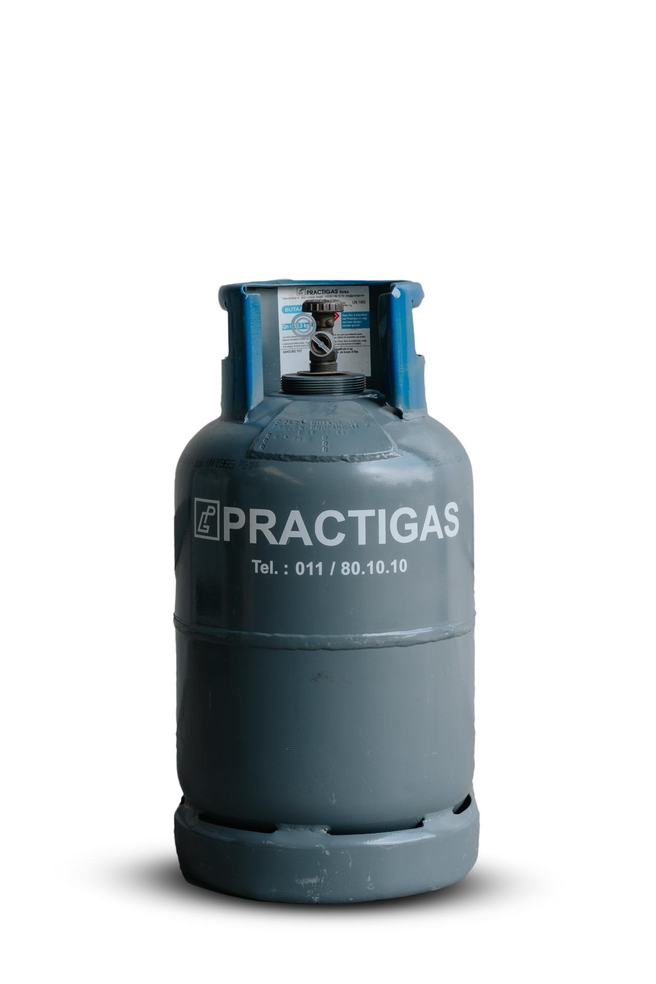 Gasfles 12,5kg butaan practigas