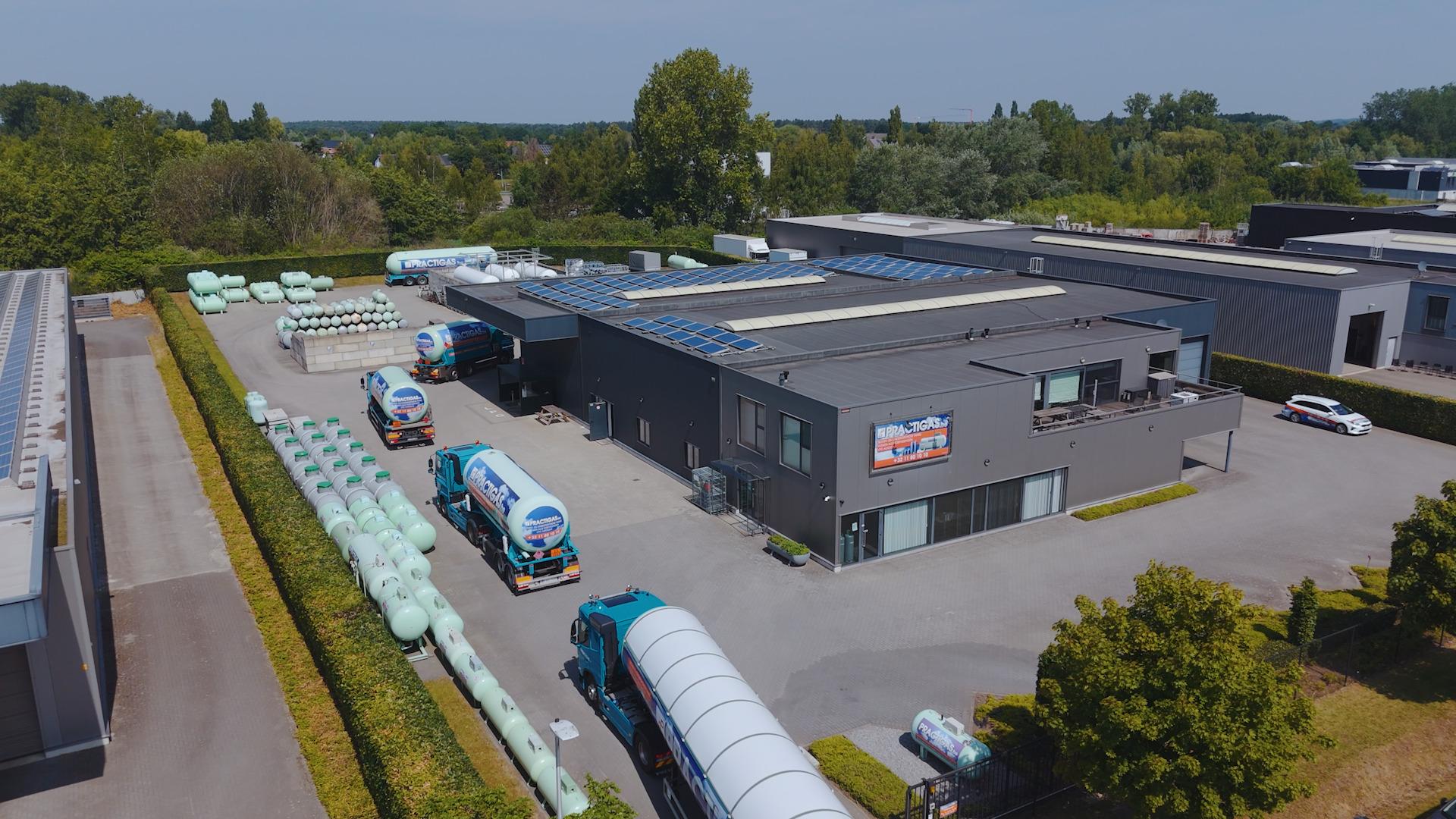 Luchtfoto practigas lommel terrein