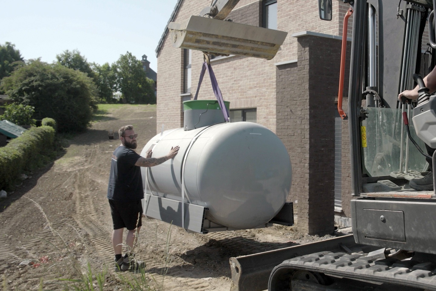 Ondergrondse gastank practigas